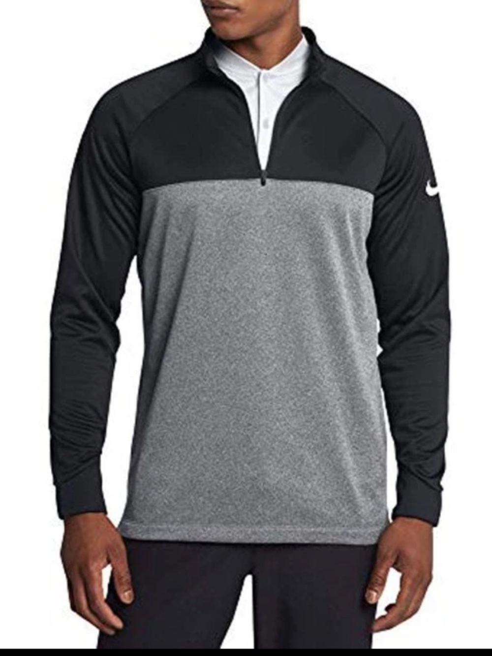 Nike Black Dri-FIT Quarter-Zip Pullover